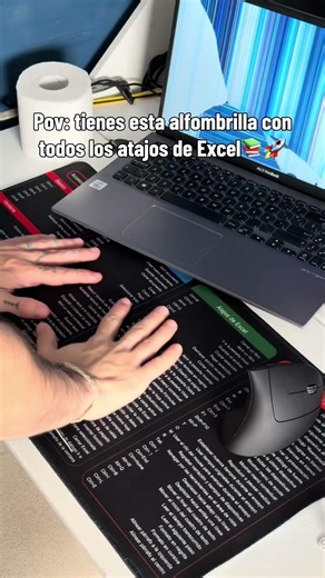¿A quién se lo regalarías? 👀 #office #mousepad #learnexcel #exceltips #exceltricks