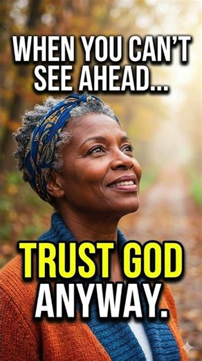 When You Can't See Ahead, Trust God Anyway #GospelMusic #TrustGod