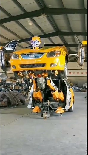 Robot Transformer Bumblebee Di Dunia Nyata | Real Life Transformers Bumblebee