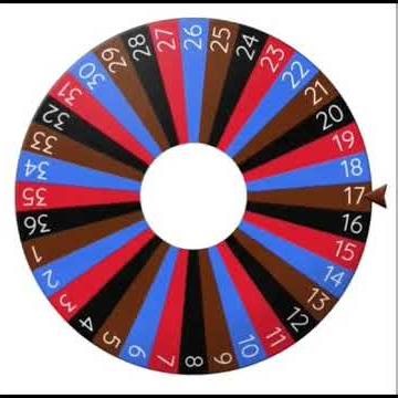 Spin Wheel Numbers 1-36 #wheel #numbers #music #flowers