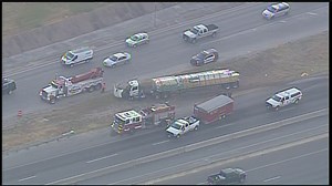 18 wheeler wreacks leave highways at a standstill for hours