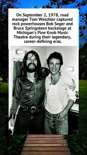 When Bob Seger Met Bruce Springsteen (1978) 🎸 #BruceSpringsteen #BobSeger #ClassicRock