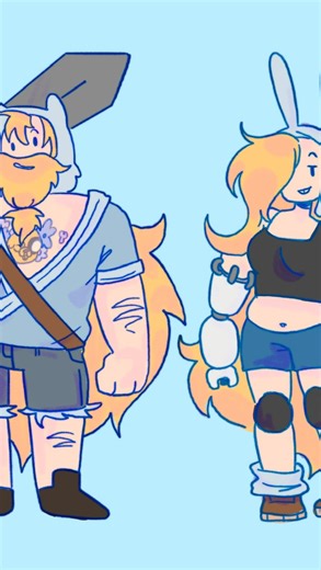 ♡︎ Leila ♡︎ on Instagram: "oh, fionna • • • giving fionna her canon event of no arm like finn >:3 • • • #adventuretime #fionnaandcake #art"