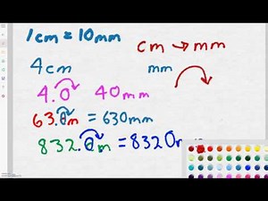 Converting cm to mm and mm to cm