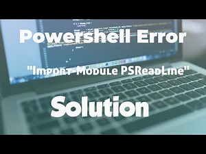 Error | Powershell detected that you might be using a screen reader and has disabled