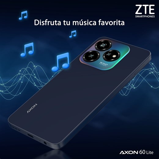 1.3M views · 4.3K reactions | El ZTE Axon 60 Lite tiene un sistema mejorado de audio DTS para que experimentes una mejor calidad al escuchar tu música favorita.  ¡Compártenos la rola de tu artista favorito!  | ZTE Device | Facebook