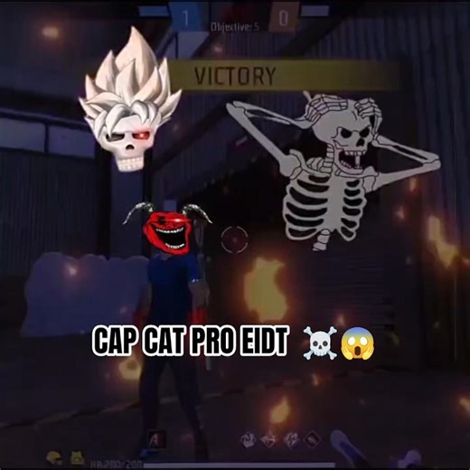 CAP CAT PRO KE FF X KE GOD EIDTING 💀🚀#gaming #shorts #viral