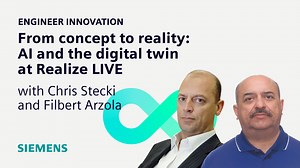 From concept to reality: AI and the digital twin at Realize LIVE - Siemens Software Podcast Network