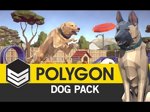 POLYGON - Dog Pack - (Trailer) 3D Low Poly Art for Games by #SyntyStudios