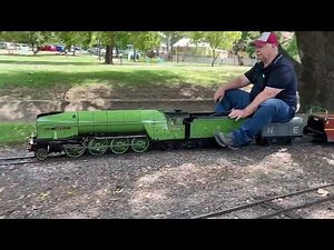 5” gauge trains - Orange AALS invitation run. 2025