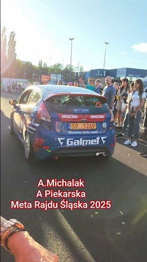A.Michalak-A.Piekarska meta Rajdu Śląska 2025 Ford Fiesta R2T #rally #rajdy #rsmp #drift #ford #r2t