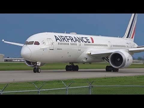 [FullHD] Air France Boeing 787-9 Dreamliner landing & takeoff at Montréal/YUL/CYUL