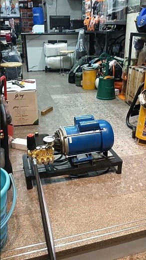 350 BAR TRIPLEX PLUNGER PUMP WITH 3 HP CROMPTON MOTOR 🤩🔥 WHATSAPP FOR ORDER ☎️ 9726255752 ☎️