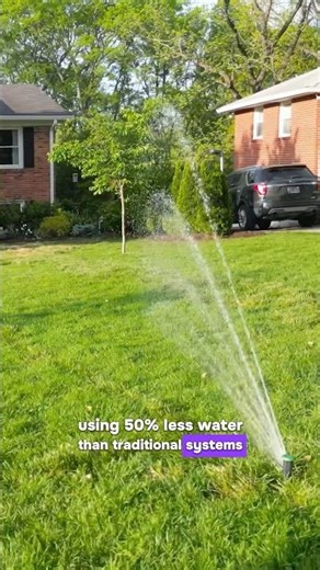 Smart Irrigation System Of The Future #shorts #lawncare #sprinkler
