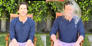 Matt Bomer Participates in 2025 Ice Bucket Challenge After Being Nominated by Son Kit Halls