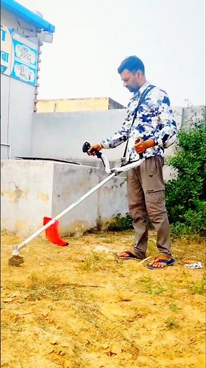 “Sabse Powerful Brush Cutter | Full Review & Test Video 🚜”#shorts #farming