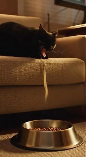 Ultimate dog fart video with cat throwing up.