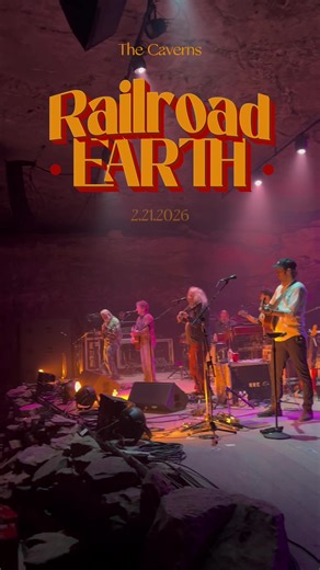 Railroad Earth set the tone for our 2026 season underground. 🌎🔥 Only our second show of the year… and it’s already magic. Ready to experience live music beneath the earth? 🎟️ Tickets lodging cave tours TheCaverns.com #TheCaverns #RailroadEarth #jasoncarter #ConcertTok #Cave
