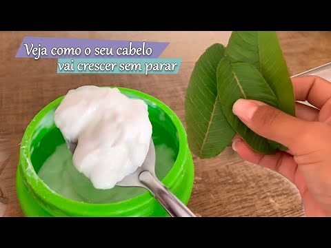 COMO FAZER O SEU CABELO CRESCER EM UM MES FAZENDO HIDRATAÇÃO COM FOLHA DE GOIABA