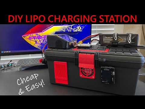 DIY LIPO Field Charger • DIRT CHEAP and EASY • 2x6s5000@1.5c