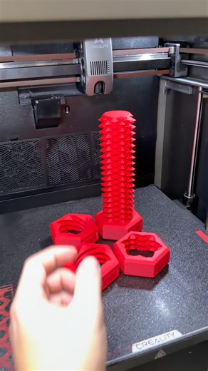 I 3D Printed A Huge Screw! 🤣 #shorts #3dprinting #diy
