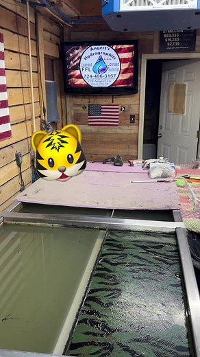 Vietnam tiger stripe #hydrodipping #hydrodipped #hydrographics #fypシviral # #contentcreator | Angert's Hydrographics