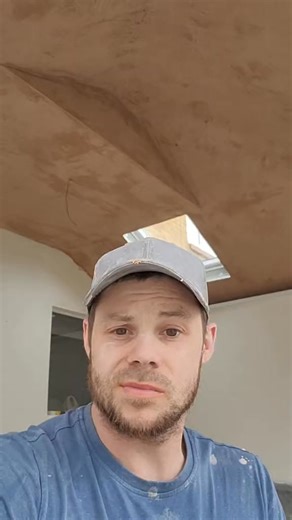 Throw back to when i was Skimming a conservatory ceiling Bonding coat and then skim | Countyplastering