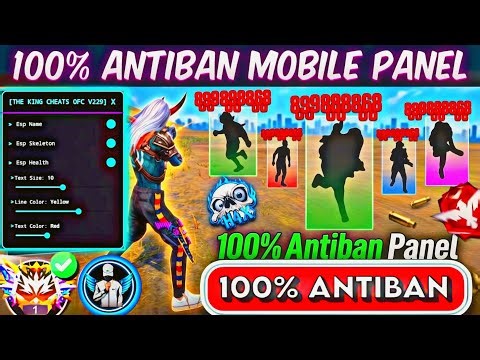 THE KING CHEATS V229 MOD MENU APK | ALL SERVER ANTIBAN HACK MOD MENU FF 100% SAFE | FF PANEL FREE |