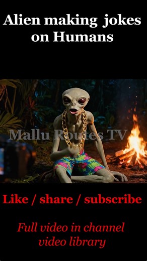 Alien Joking On Humans. The Alien Dude