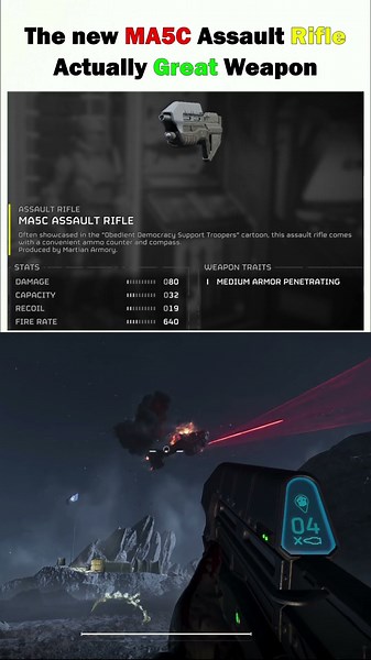 The New MA5C Assault Rifle Actually Great Weapon