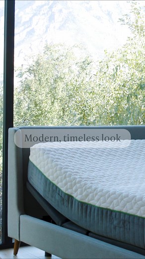 Cariloha’s Upholstered Bamboo Bed Frame features a modern, timeless look that enhances and beautifies any existing bedroom décor. | Cariloha