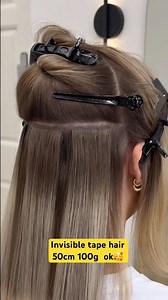 Invisible tape hair;hair extensions very 😊 50cm 100g -150USD👍🥰📲