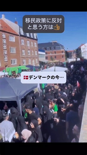 【移民】🇩🇰デンマークで見かけた”衝撃の光景"。#shorts #記録映像 #移民 #海外の光景 #デンマーク