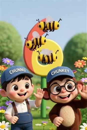 Monkey Counting 1–10 🦖 Learn Numbers for Kids! Number Song with Chunkey