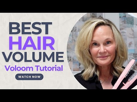 How to Use the Voloom Hair Volumizing Iron (Tutorial) | Long Lasting Root Lift for Thick & Thin Hair