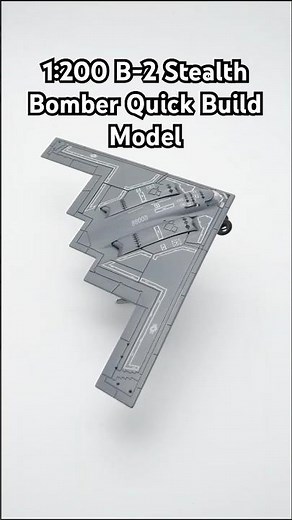 1:200 B-2 Stealth Bomber Quick Build Model | Fast Assembly Showcase
