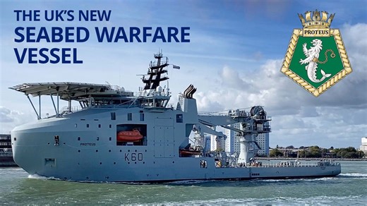 RFA Proteus Commissioned – Expanding the Royal Fleet Auxiliary