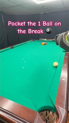 The Perfect 9-Ball Break (Pocket the 1 Ball)