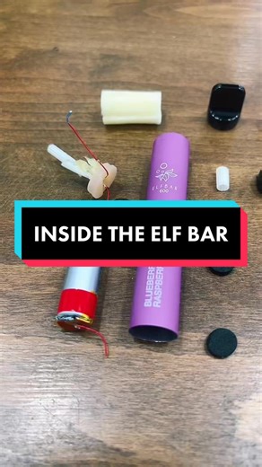 Lets break down a ELFBAR #vape #breakdown #teardown #tech #techtok #instagram #fyp #elfbar #inside #wow #howitsmade #foryoupage #viral #look #smoking #vaping #viralvideo