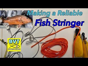 FISH STRINGER MAKING - BVT KAYAK FISHING (SINGAPORE)