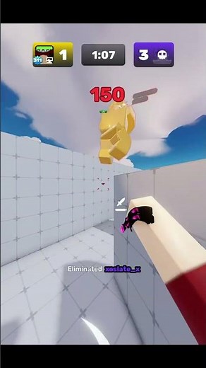 Crazy roblox rivals knife trick shots! #roblox #rblx #trickshots #robloxshorts