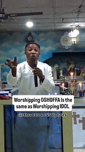 25K views · 431 reactions | Worshipping OSHOFFA Is the same as Worshipping IDOL  CCC Elmorijah Parish Igbeba .. .. #24hrsupdates #celestialchurchofchrist | 24hrs CCC & C&S Updates | Facebook