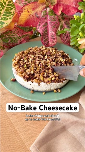 No-Bake Baklava Cheesecake 🌰🍰 (Vegan, Gluten Free)