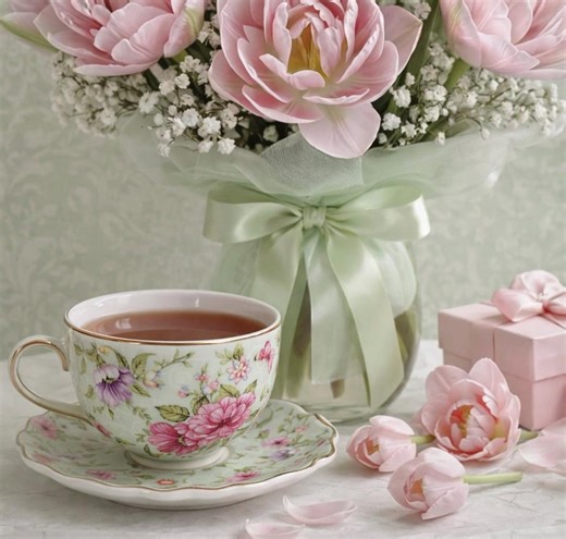 TEACUP & SAUCER, Porcelain, Cottagecore, Farmhouse Tea Party - Etsy