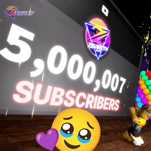 WE REACHED 5M SUBSCRIBERS!!! 🙏😭💜 | #roblox #robloxedit #viral #robloxanimation