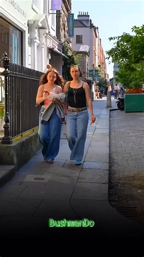 Women love to scream and laugh Bushman Prank 🤣😱 #prankvideo #prank #funny | BushmanDo