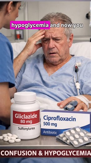 Dr Alvina Zanib on Instagram: "💊 Comment “drug” below to get a free link for checking common drug–drug interactions!! Ciprofloxacin + sulfonylureas (e.g. gliclazide, glibenclamide) can cause severe, prolonged hypoglycaemia. Ciprofloxacin enhances insulin release by blocking pancreatic KATP channels and also inhibits CYP2C9, reducing sulfonylurea metabolism, leading to higher and longer-lasting drug levels. The combined effect results in excessive insulin secretion, particularly in older patient