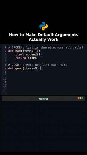 How to Make Default Arguments Actually Work #mutable
