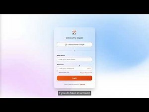 How to Sign Up & Log In to Zyraa | Complete Account Setup Guide for Project Management Software