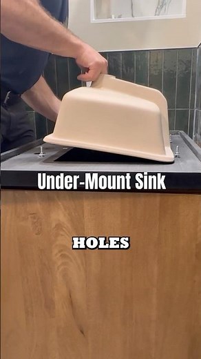 How to install a under mount sink #plumberjohn #sink #diyplumbing